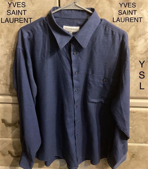 yves saint laurent buttondown shirt|ysl st laurent shirts.